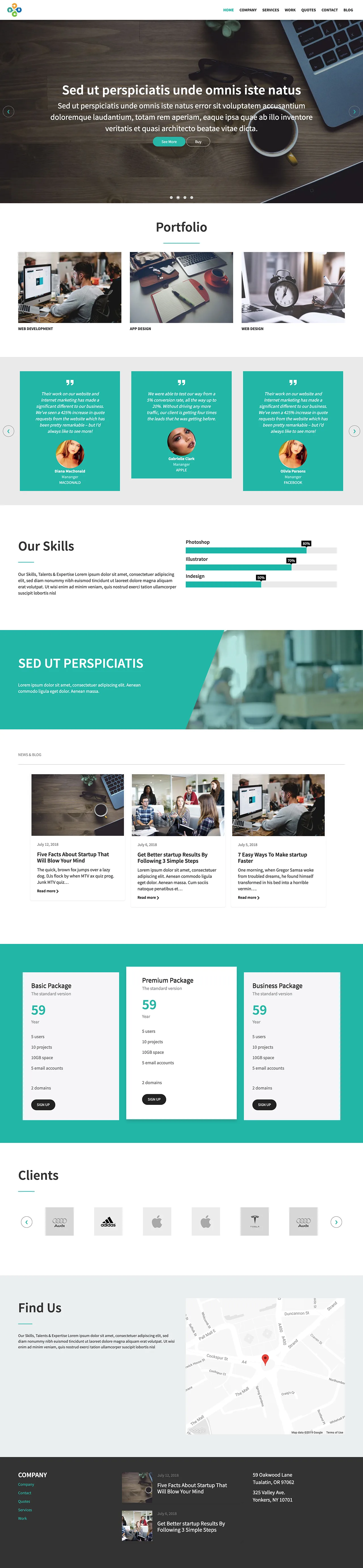 Startup premium WordPress theme